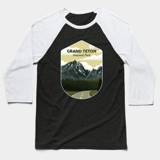 Grand Teton National Park Baseball T-Shirt